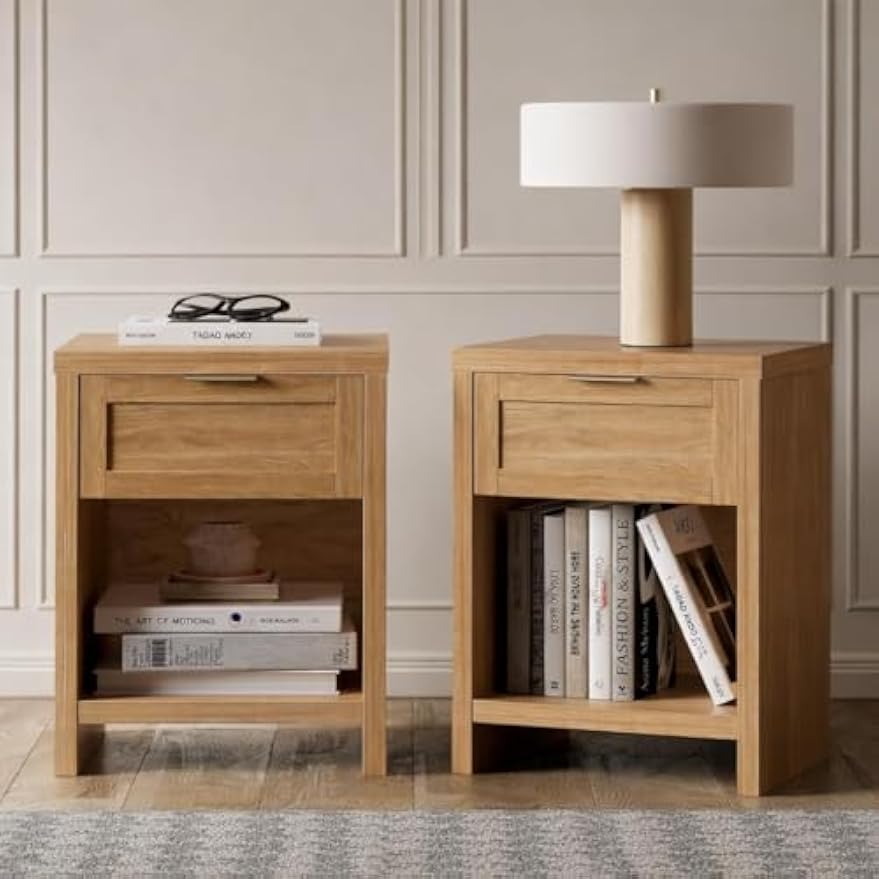 Set‑of‑2 Boho Nightstands