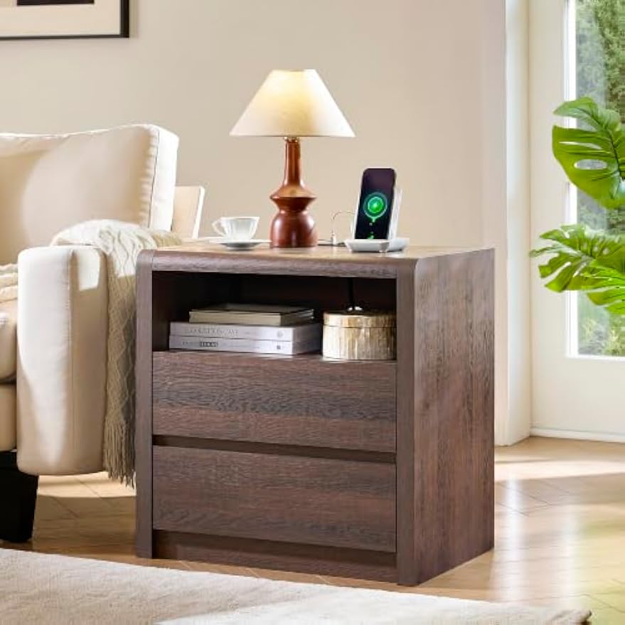 2‑Drawer Bedroom Nightstand