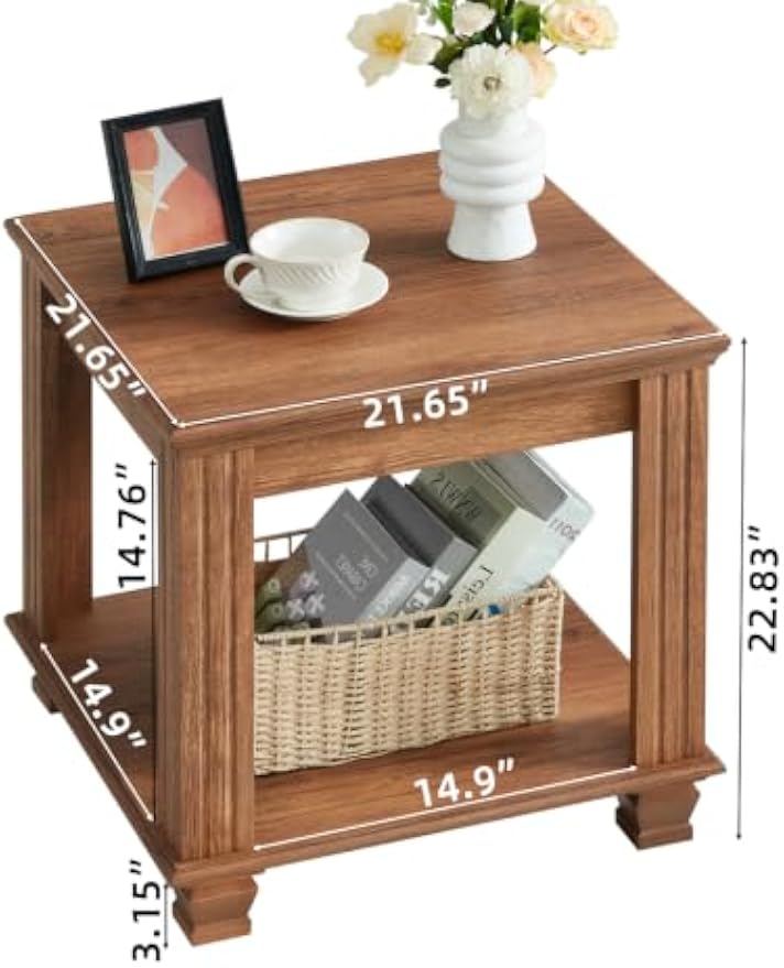 Farmhouse Square End Tables