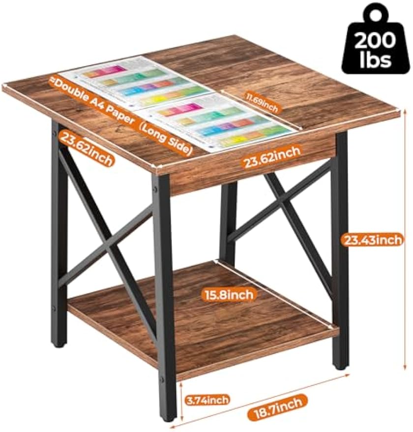 24‑Inch Square End Table