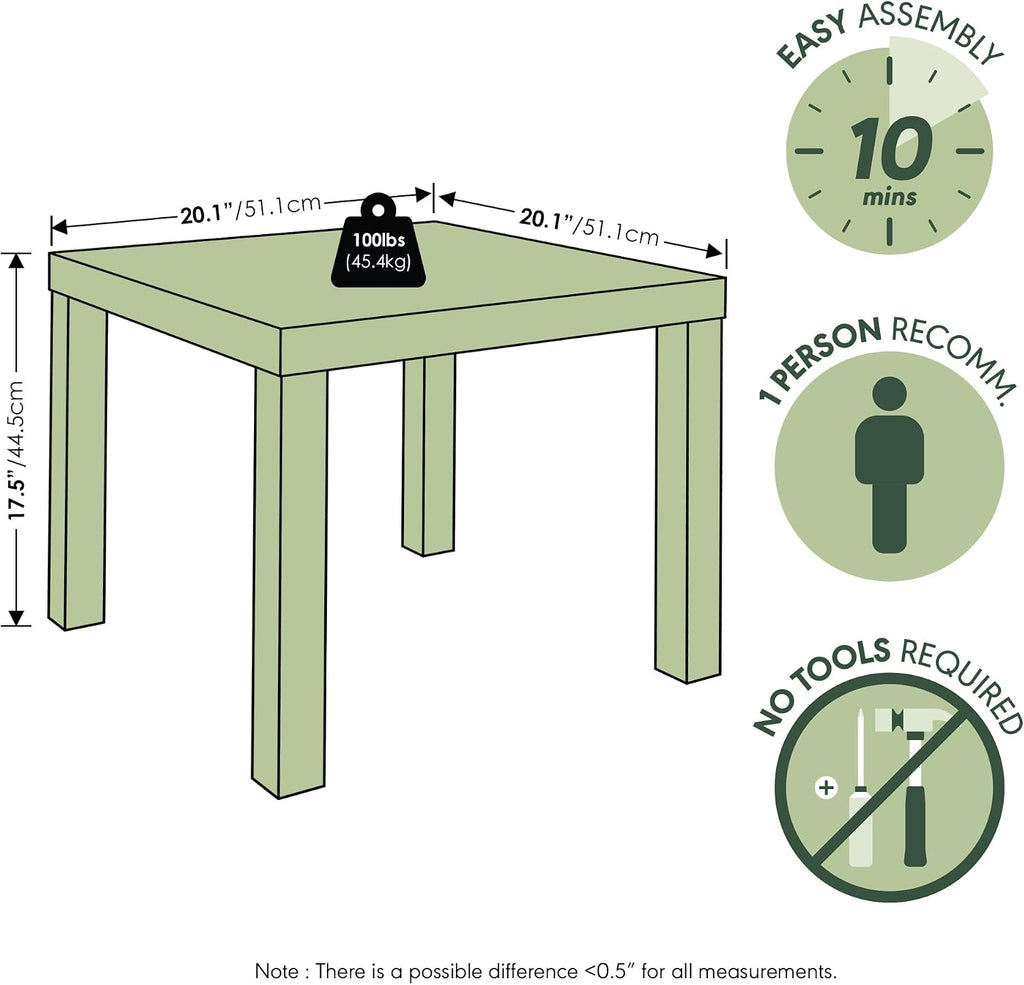 Classic Square End Table
