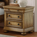 3‑Drawer Solid Wood Nightstand