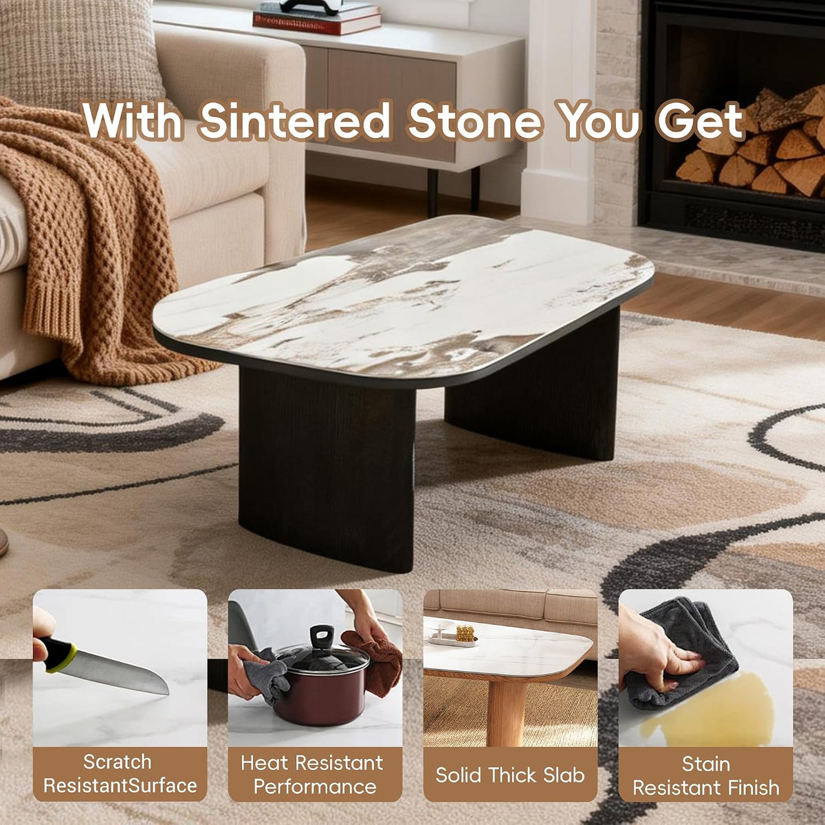 Sintered Stone Coffee Table
