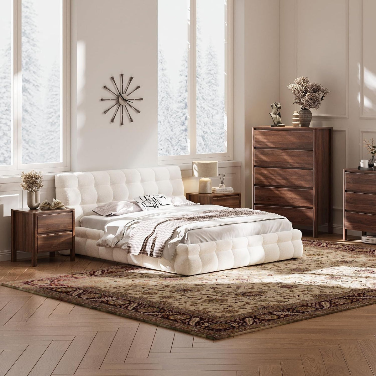 Set‑of‑2 Wood Nightstands