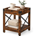 2‑Tier Square Side Table
